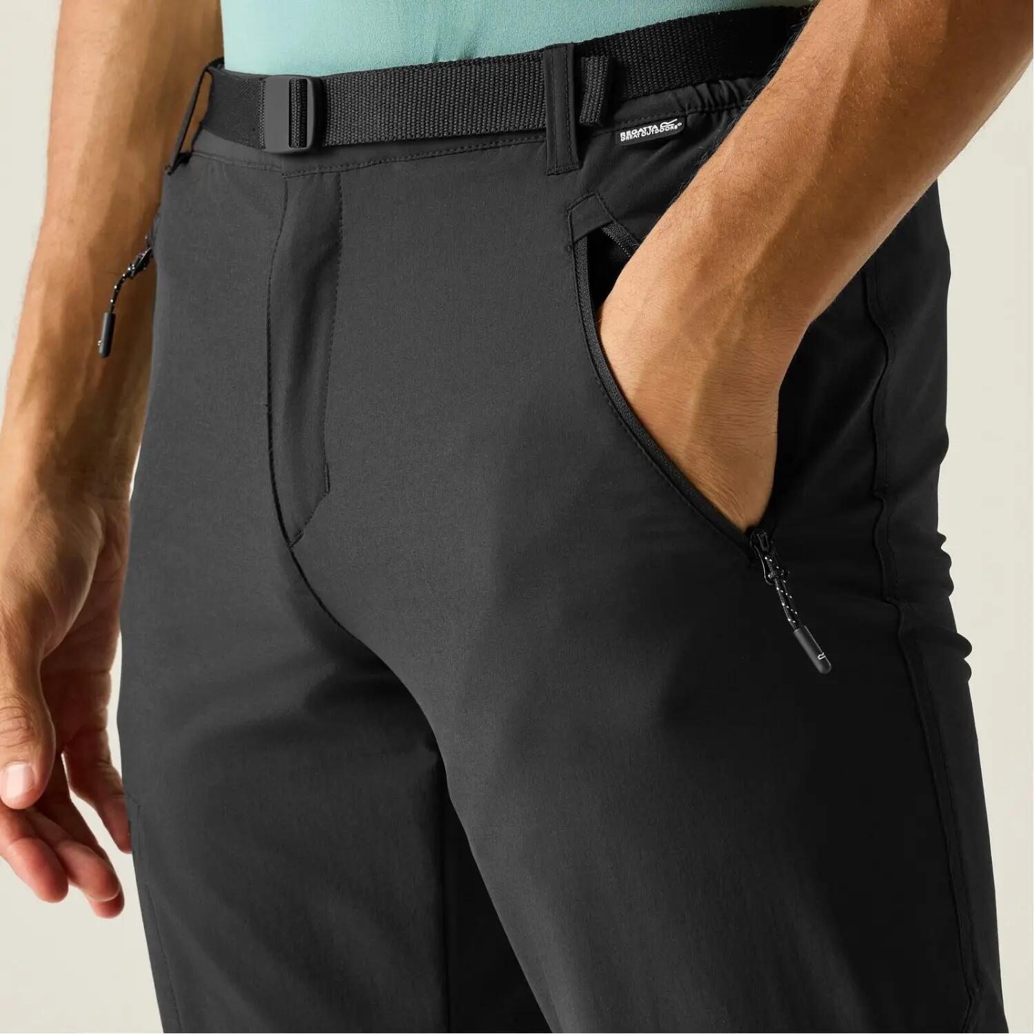 Regatta Xert Stretch Herren Outdoorhose mit Gürtel 5/5