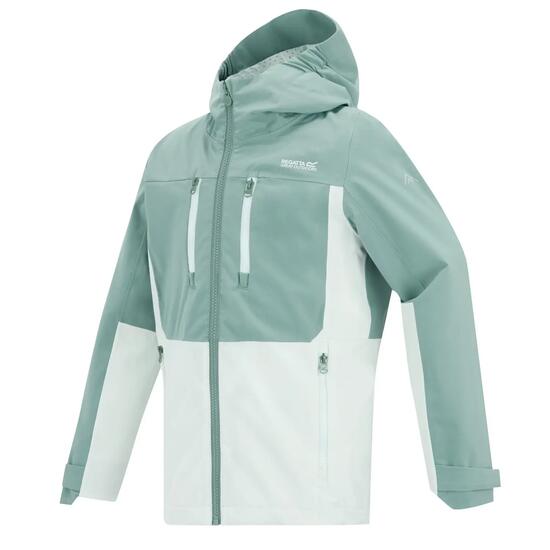 Veste imperméable à capuche à panneaux Highton pour enfants
