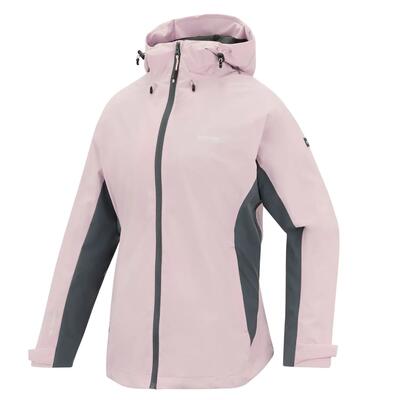 Giacca impermeabile da trekking con cappuccio e pannelli Frina da donna