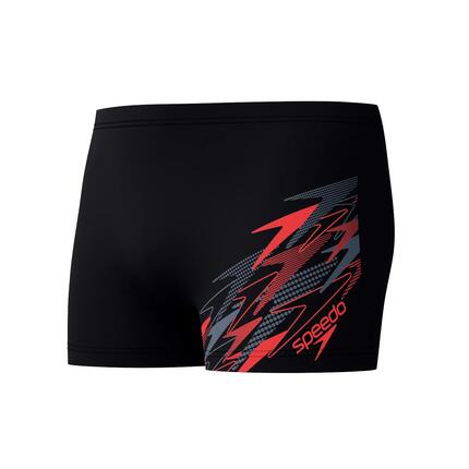 Speedo Medley Logo zwembroek voor heren, zwart/rood