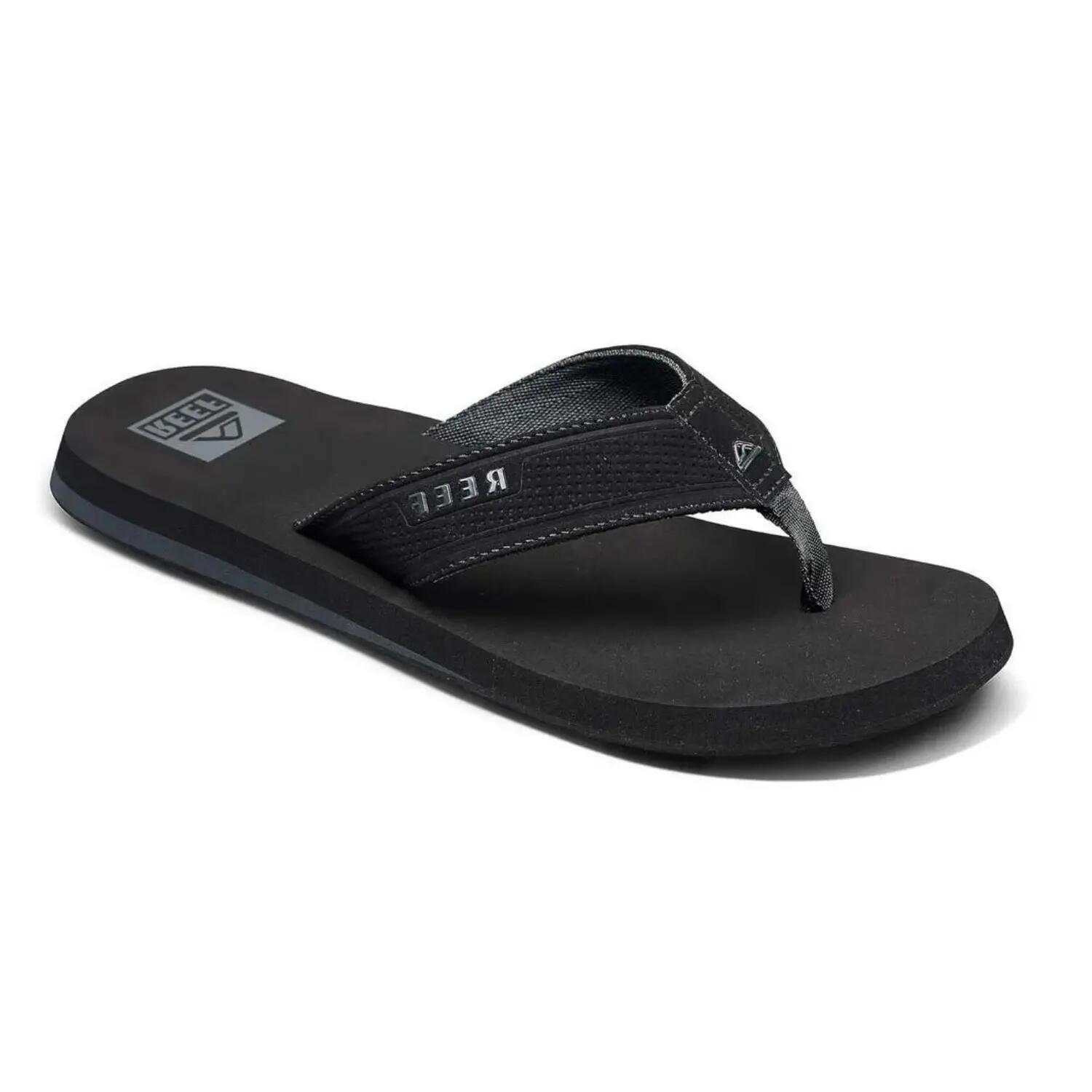 The Layback Slippers Heren synthetische slippers Black 1/6