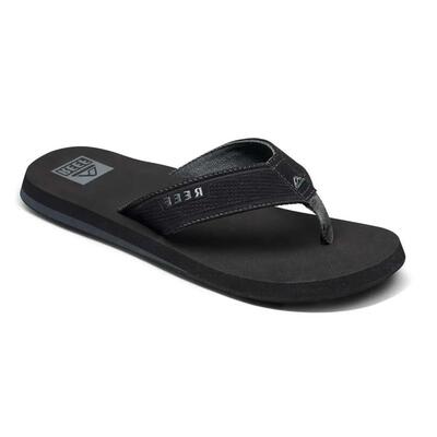 The layback slippers heren synthetische slippers black