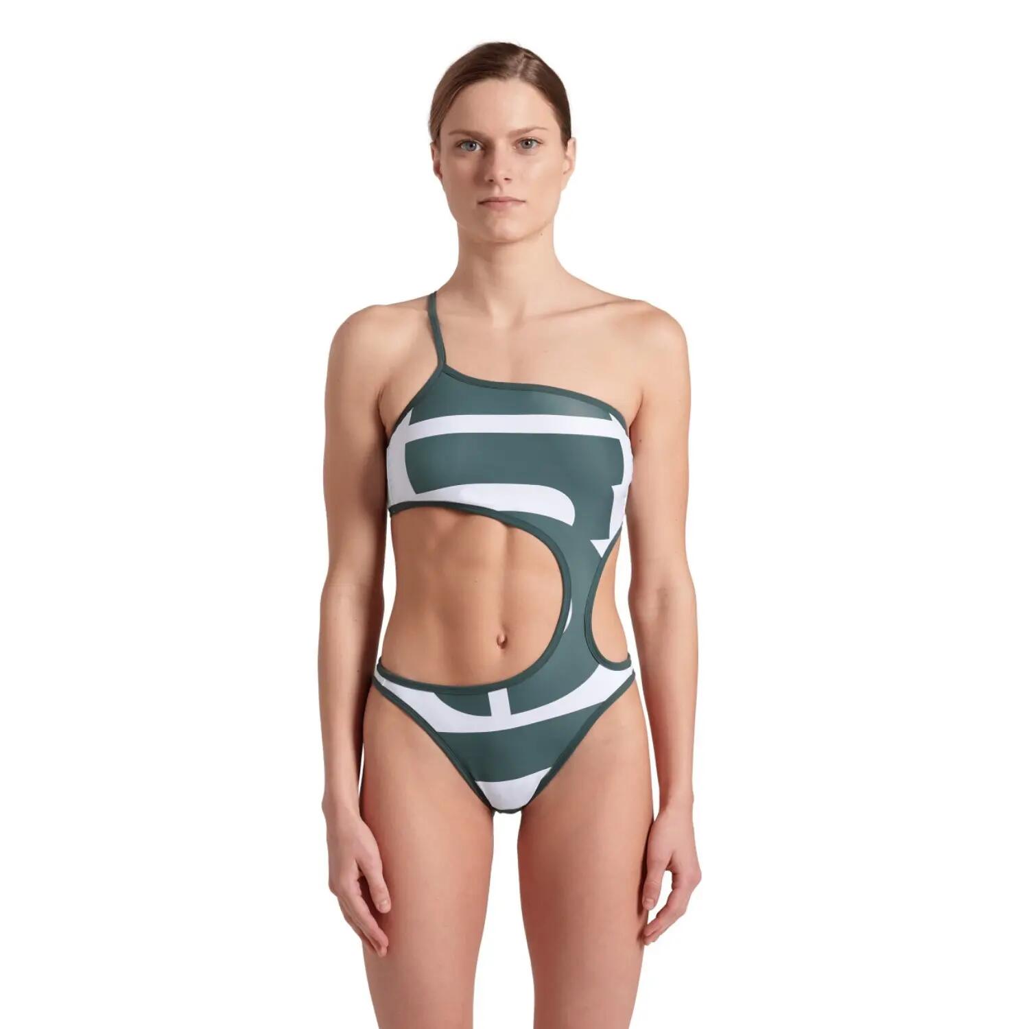 arena Asymmetrischer Badeanzug für Damen 2/7