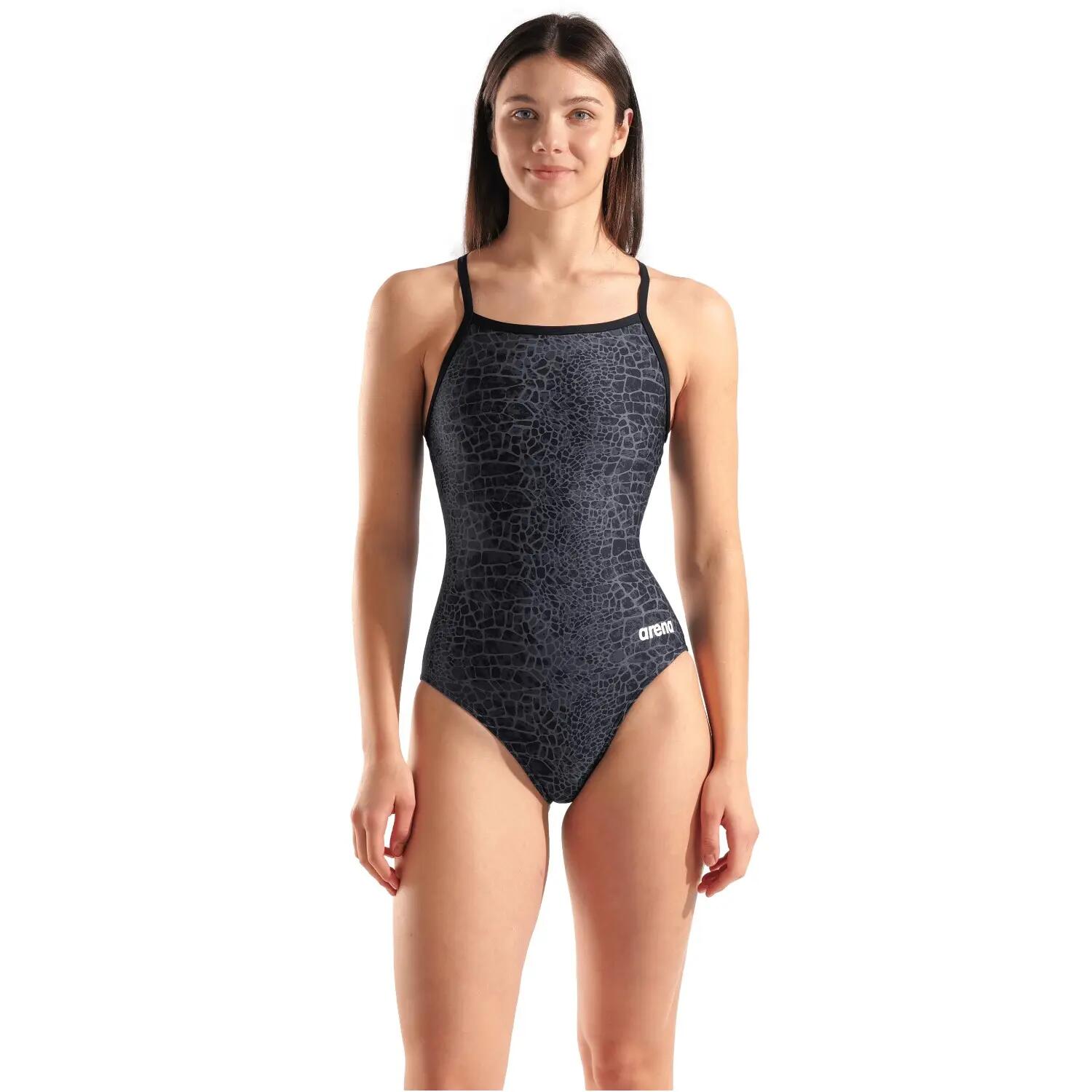 Bañador una pieza Mujer - Snakeskin Lightdrop Back 2/5