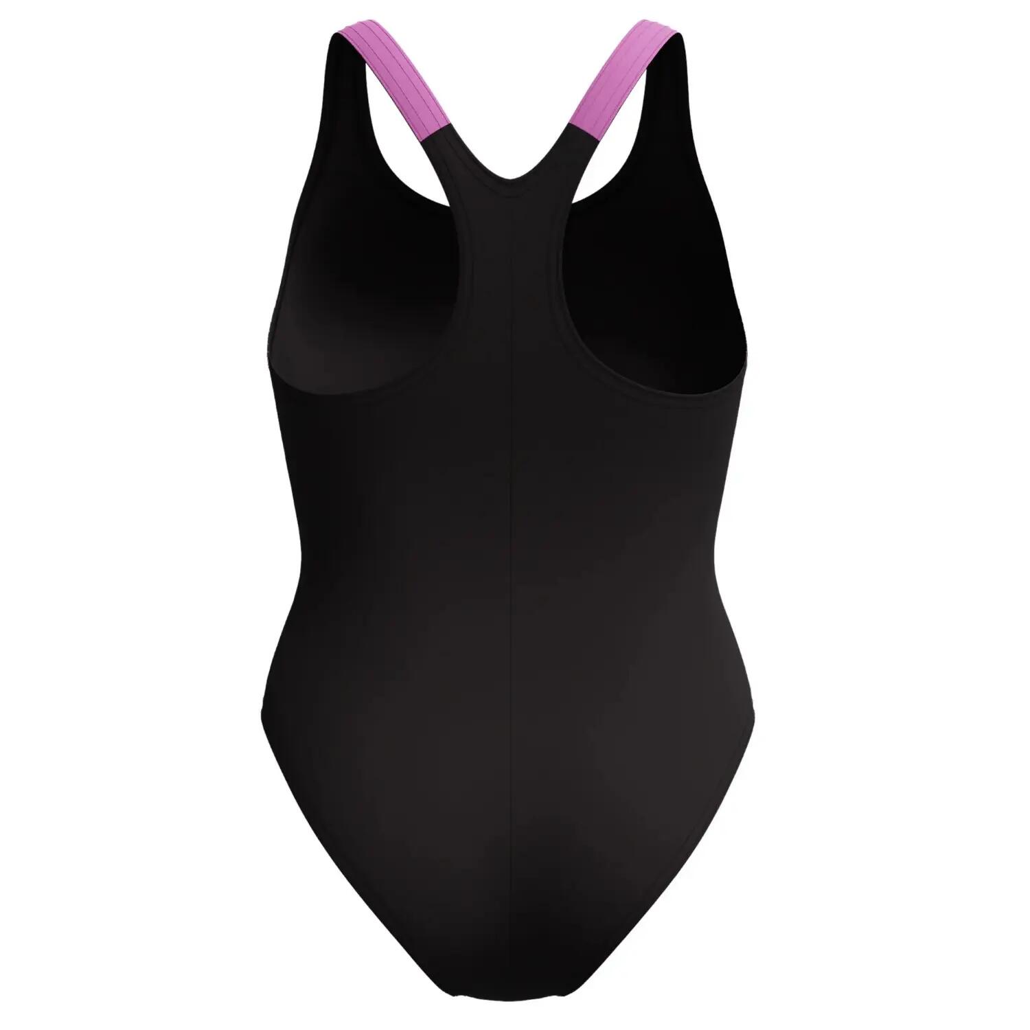 Maillot de bain Speedo HyberBoom Splice dos nageur - Noir/Rose 2/7