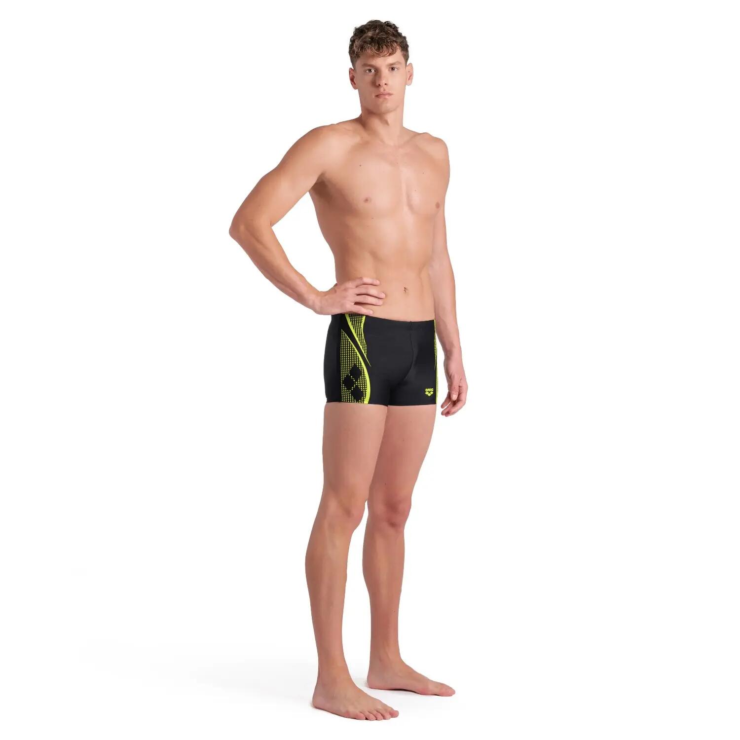 arena Graphic Shorts Badehose für Herren chlorbeständig 3/9