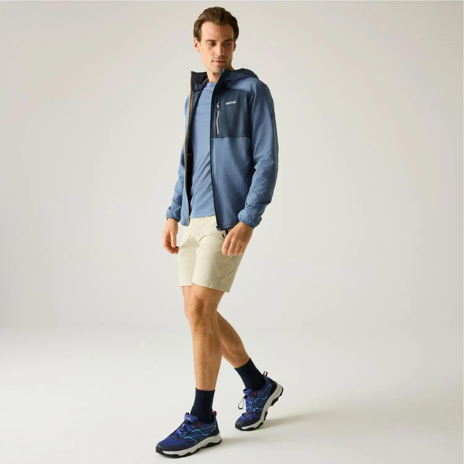 Pile da uomo Alven con zip intera e cappuccio 4/7