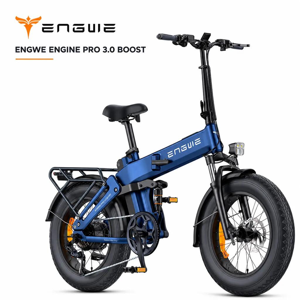 ENGWE ENGINE PRO 3.0 BOOST 250W 130km Сгъваем електрически градски велосипед