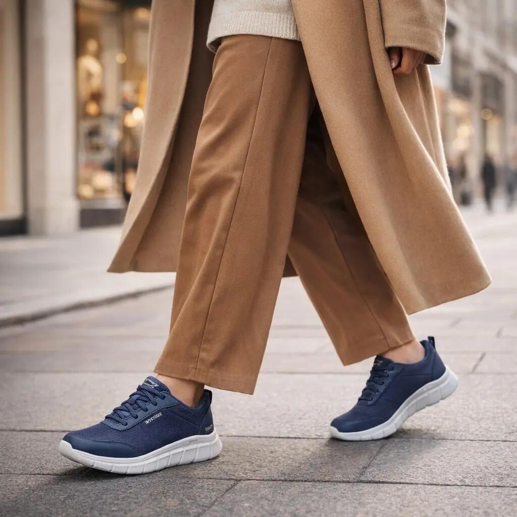 Bobs B Flex Proof BLEU - Basketss Skechers IMPERMÉABLEs 6/7