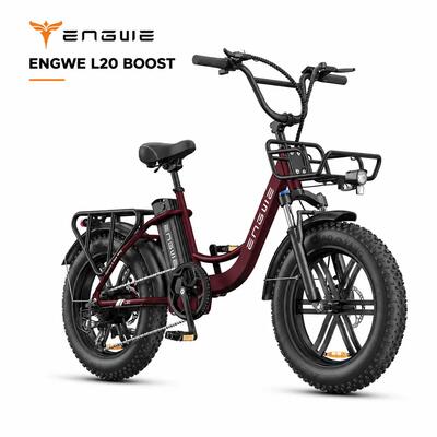 Engwe l20 boost elektrische fiets met laag frame, voor volwassenen