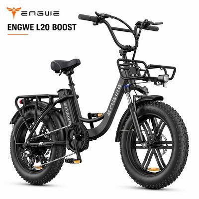 Engwe-l20 boost elektrische stadsfiets lange actieradius
