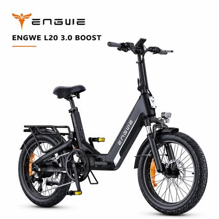 ENGWE L20 3.0 Boost elektrische fiets met vering en hydraulische remmen