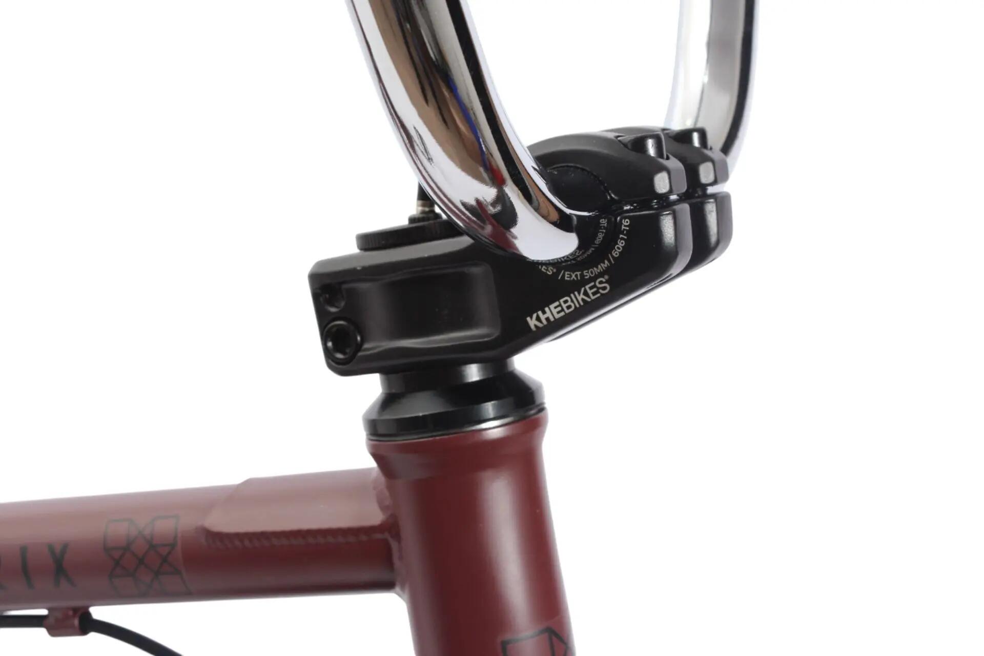 Vélo BMX adulte CENTRIX FC brun-rouge 20 pouces 10,9 kg 13/15