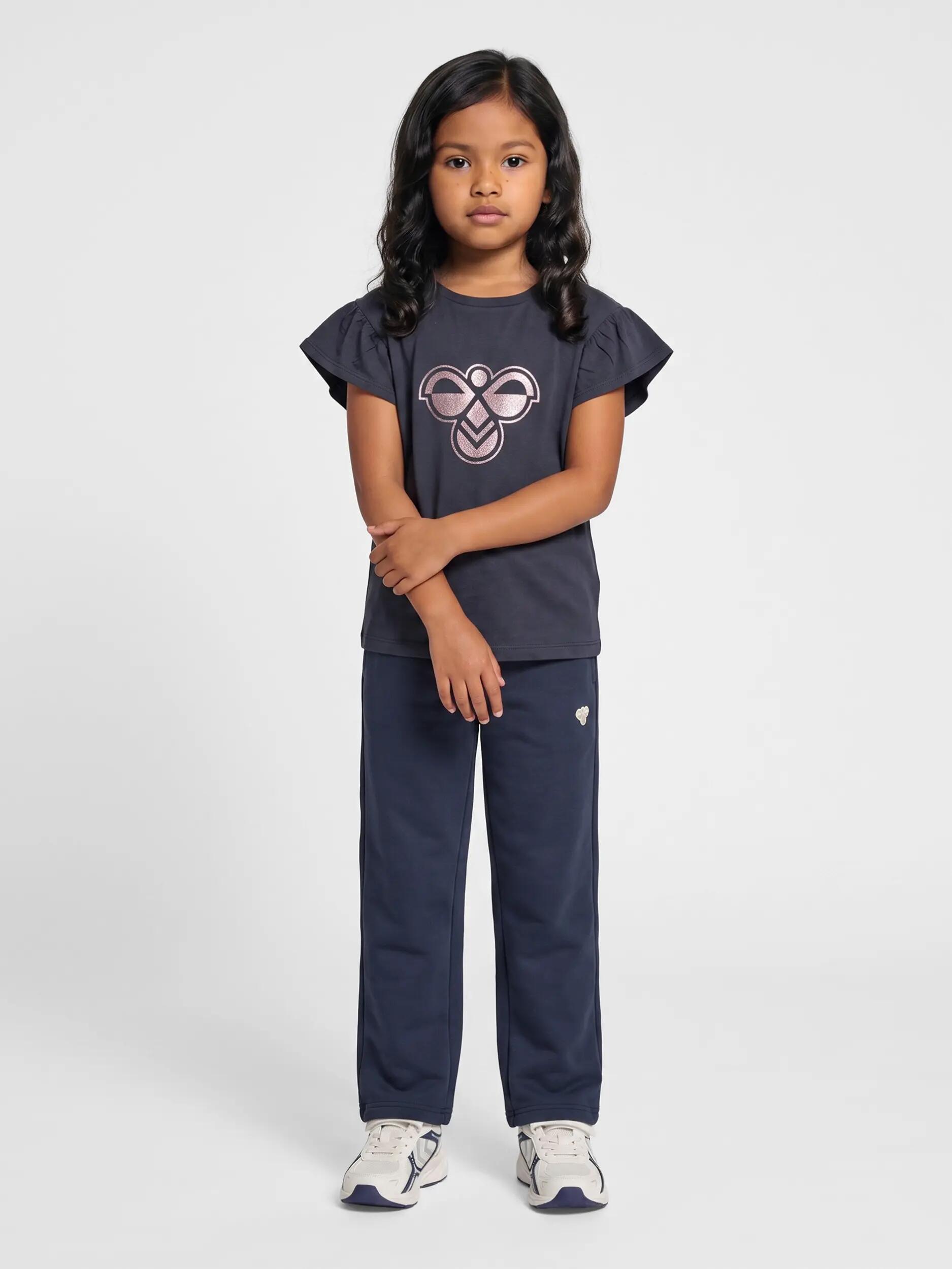 T-shirt com babados para menina Hummel 3/7