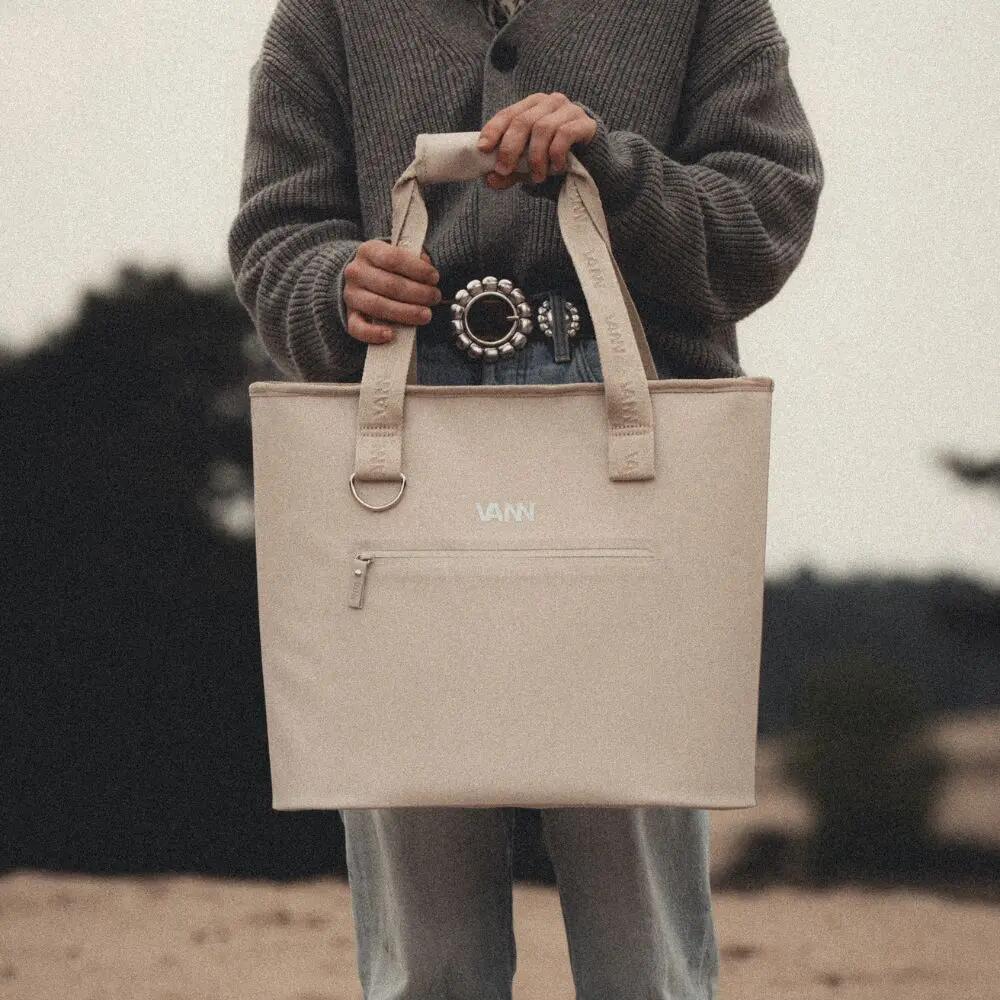 Koeltas - Pulse Totebag 28 L - strandtas met rits, 16 u koud - Zwart 8/11