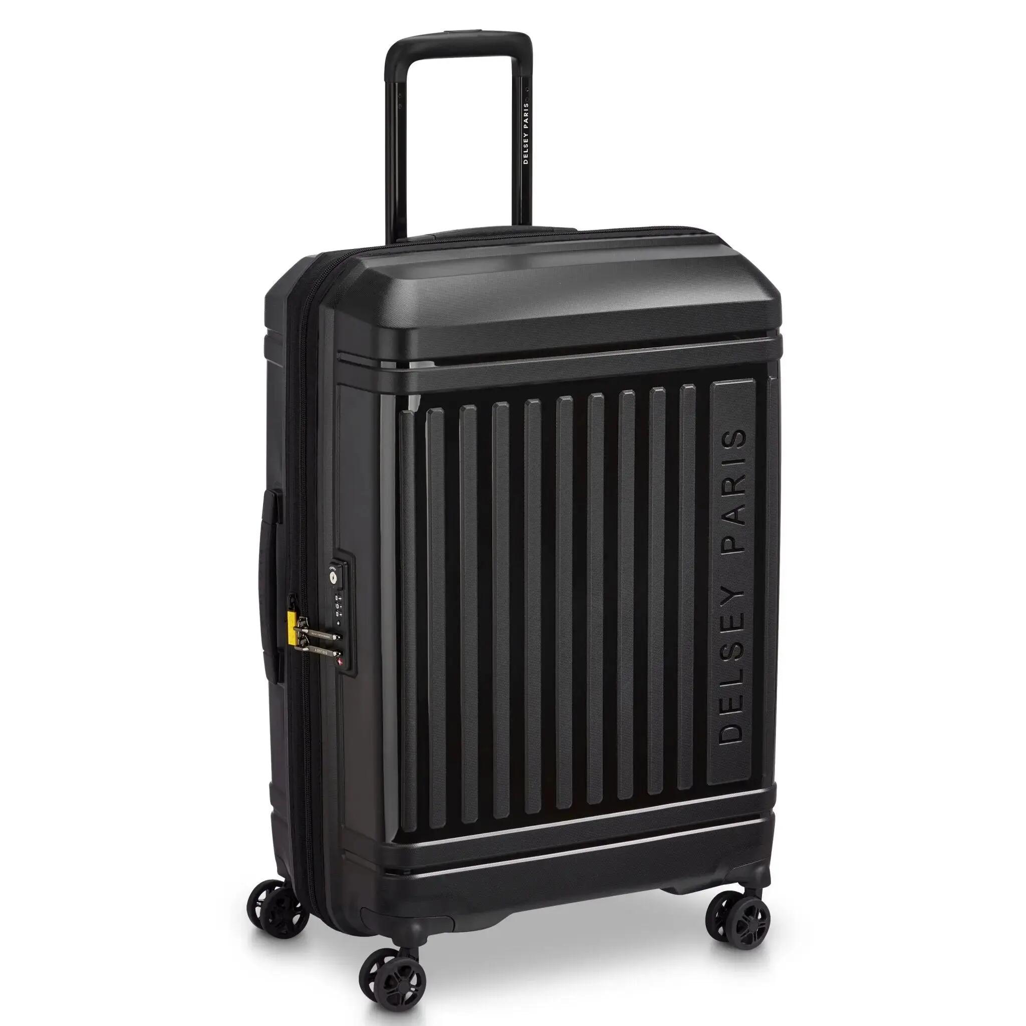 Delsey Lutece SE Lightweight EXP 3.1KG Medium Suitcase - Black