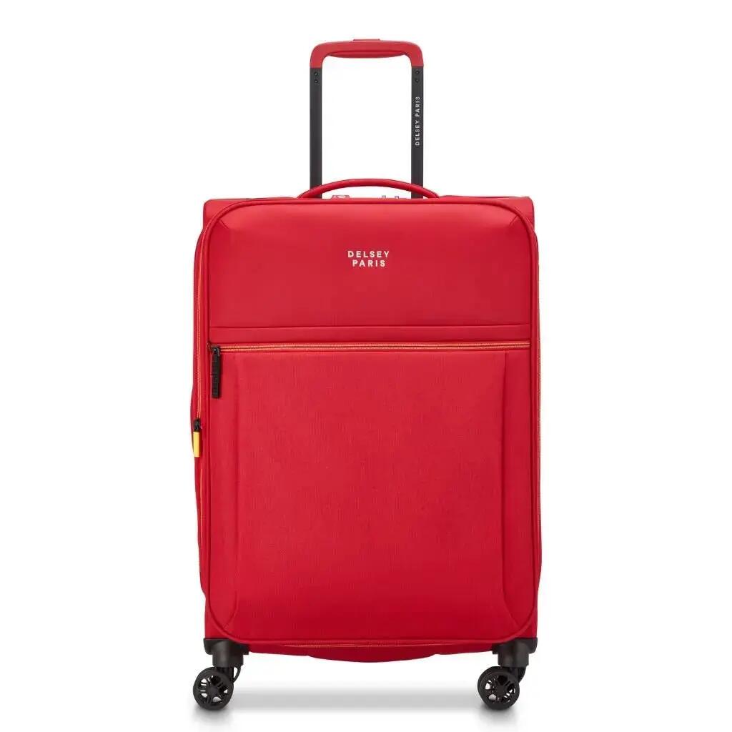 Delsey BROCHANT 3.0 67cm Medium Softsided Luggage - Red