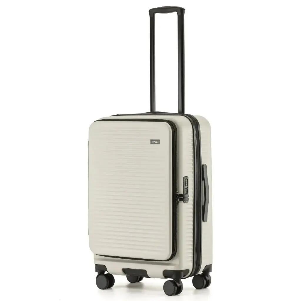Tosca Zen Hardsided 65cm Top Opening Medium Luggage - Stone