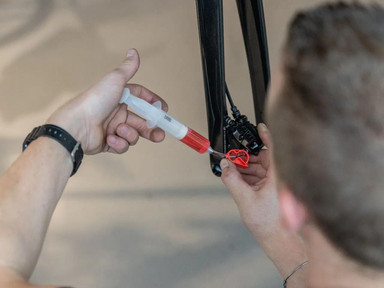 BBB ontluchtingsset voor schijfremmen, compatibel met Shimano, transparant 5/7