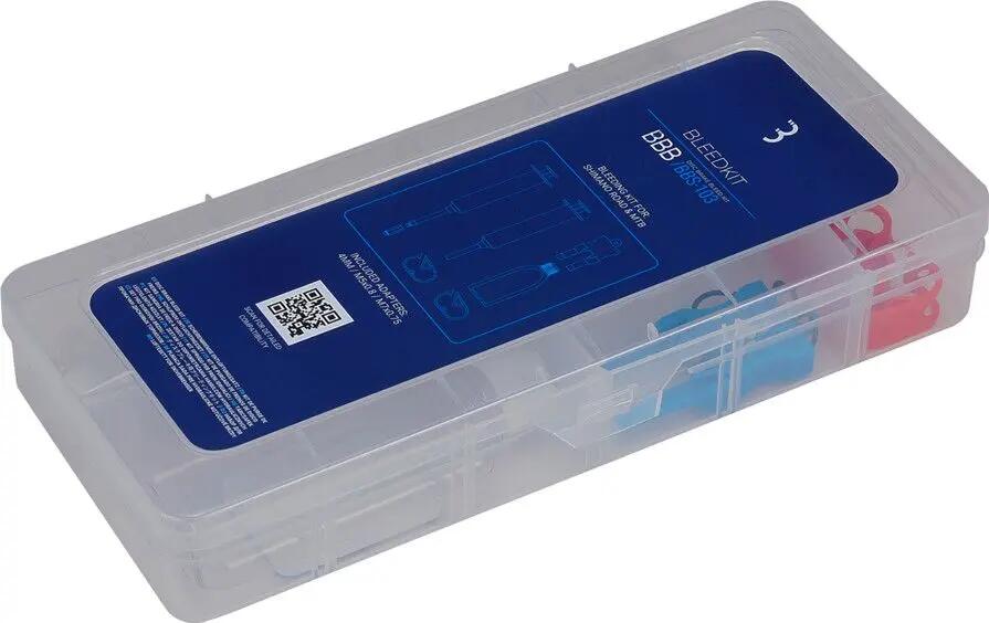 BBB ontluchtingsset voor schijfremmen, compatibel met Shimano, transparant 4/7