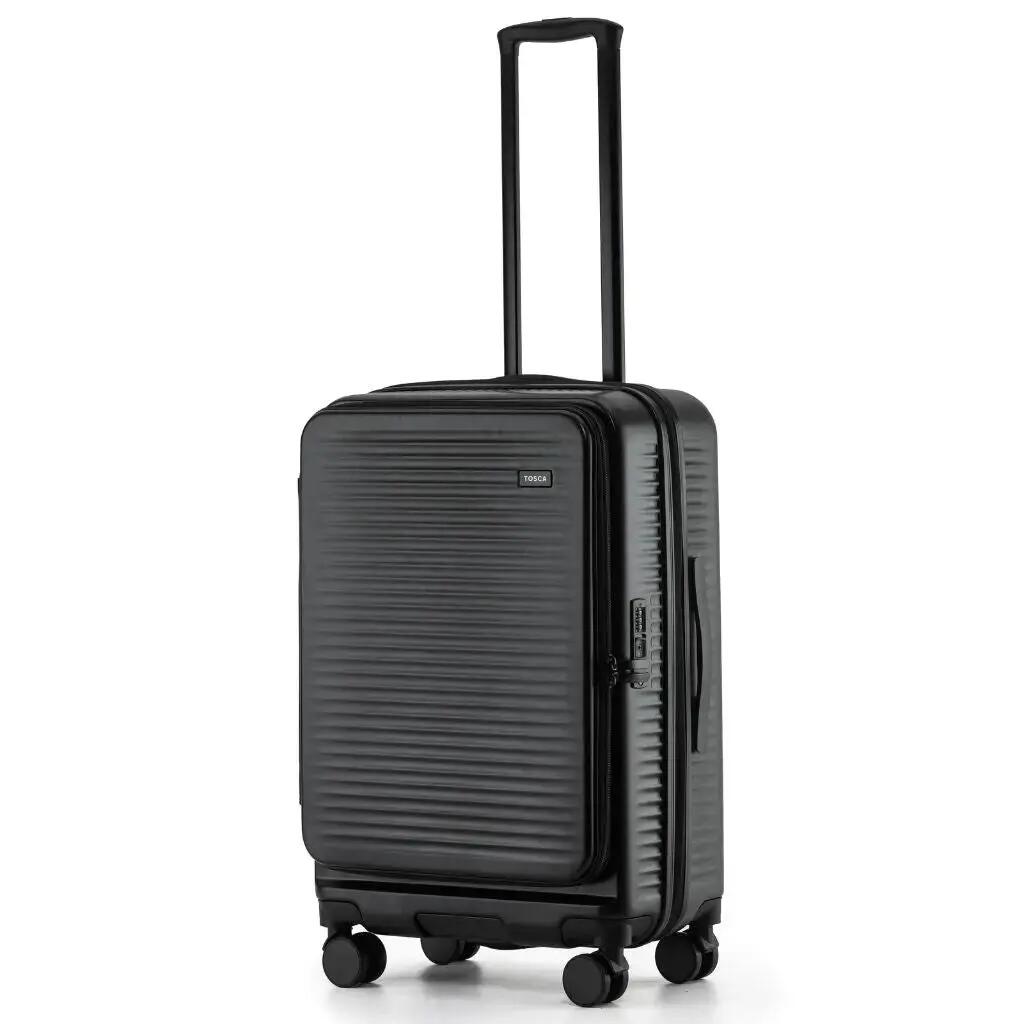 Tosca Zen Hardsided 65cm Top Opening Medium Luggage - Black