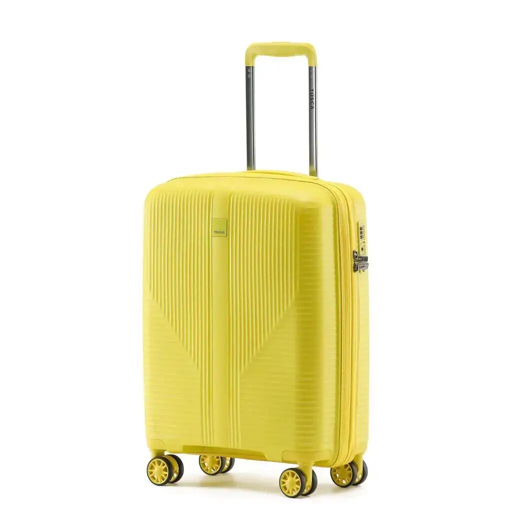 Tosca F-Lite 55cm Carry On Hardsided Luggage - Yellow