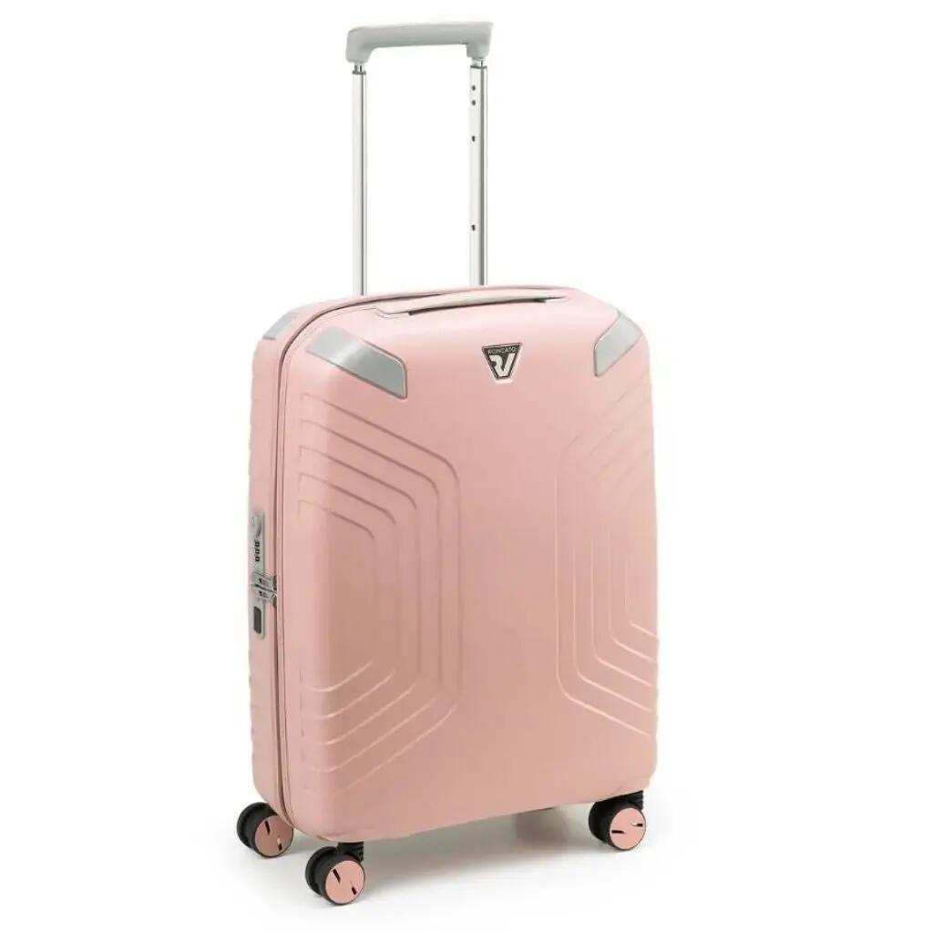 Roncato Ypsilon Carry On 55cm Hardsided Exp Spinner Suitcase Pale Pink