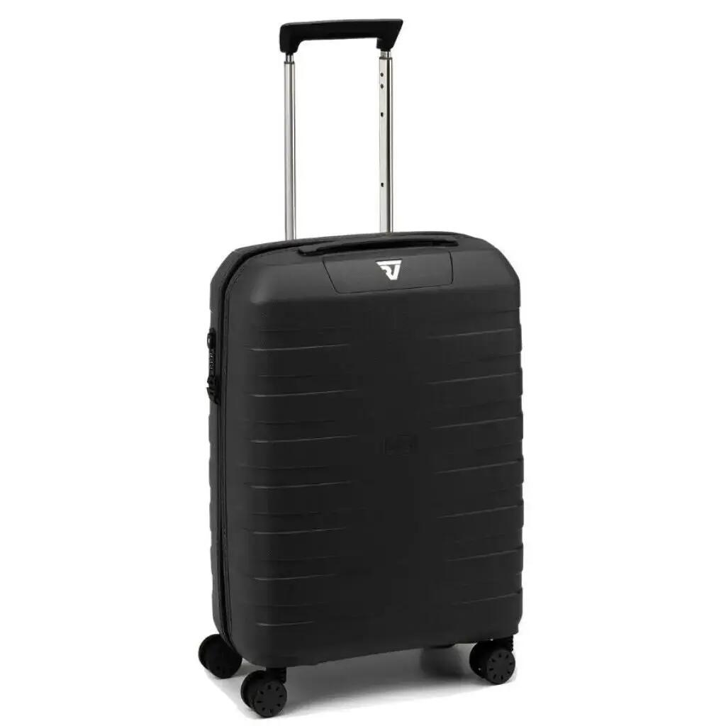 Roncato Box Sport 2.0 Carry On 55cm Lightweight 2.2Kg Suitcase - Black