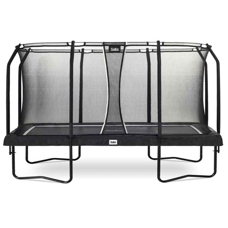 Trampoline - Premium Black Edition - 396 x 244 cm - Rechteckig Schwarz