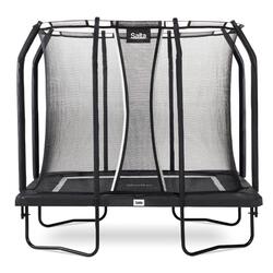 Trampoline - Premium Black Edition - 214 x 153 cm - Rechthoekig Zwart