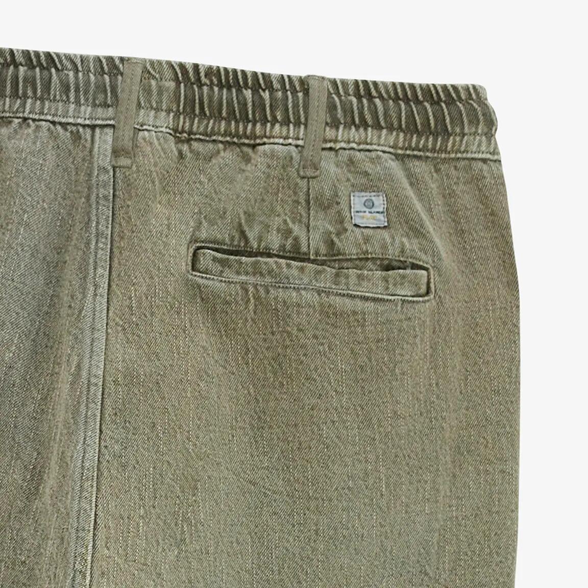 Pantaloni 549 in twill di cotone testurizzato con elastico in vita 4/4