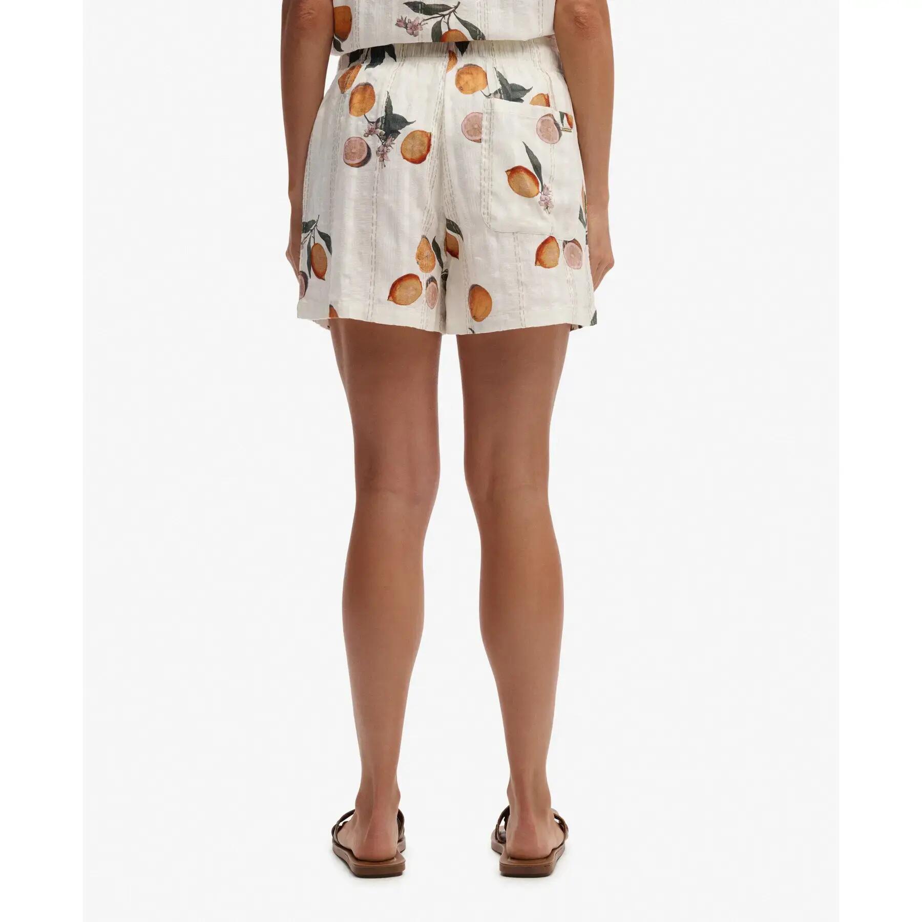 Calções de algodão estampados para mulher Superdry 4/7