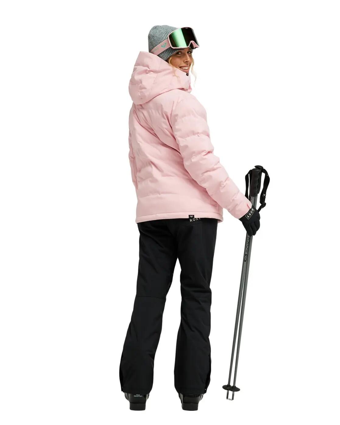 Funktionelle Schneejacke SNOWYHILL PUFFY 10K Rosa Dames 4/4