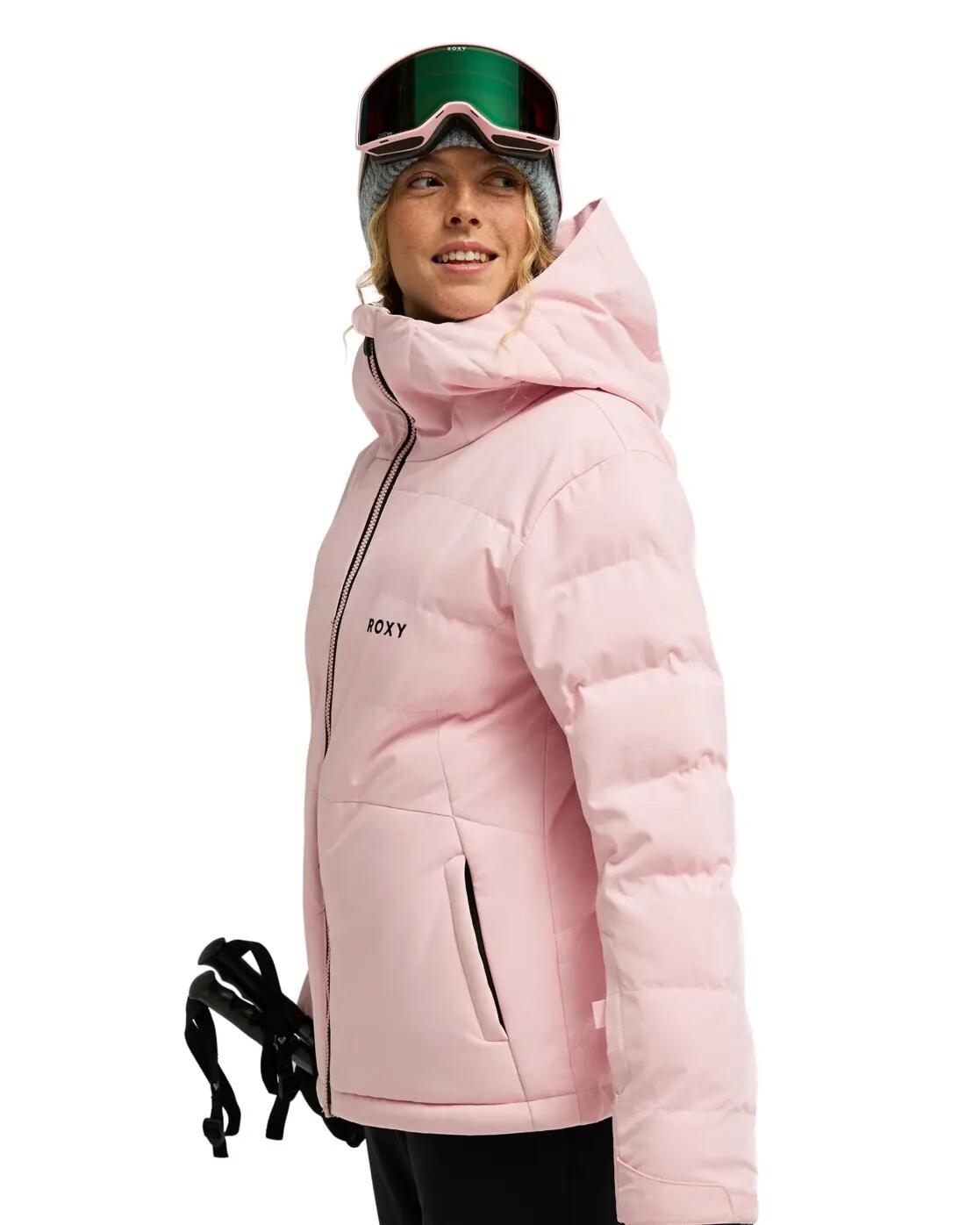 Funktionelle Schneejacke SNOWYHILL PUFFY 10K Rosa Dames 2/4