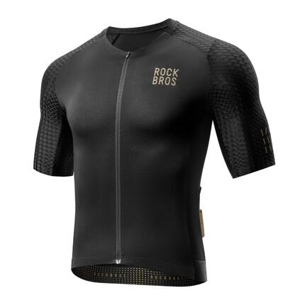 Radtrikot Kurzarm atmungsaktiv mit 3D-Mesh – leicht (115g) für Herren