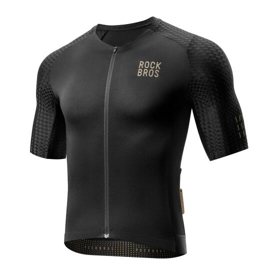 Radtrikot Kurzarm atmungsaktiv mit 3D-Mesh – leicht (115g) für Herren