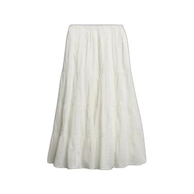 Lange rok met volants voor dames superdry
