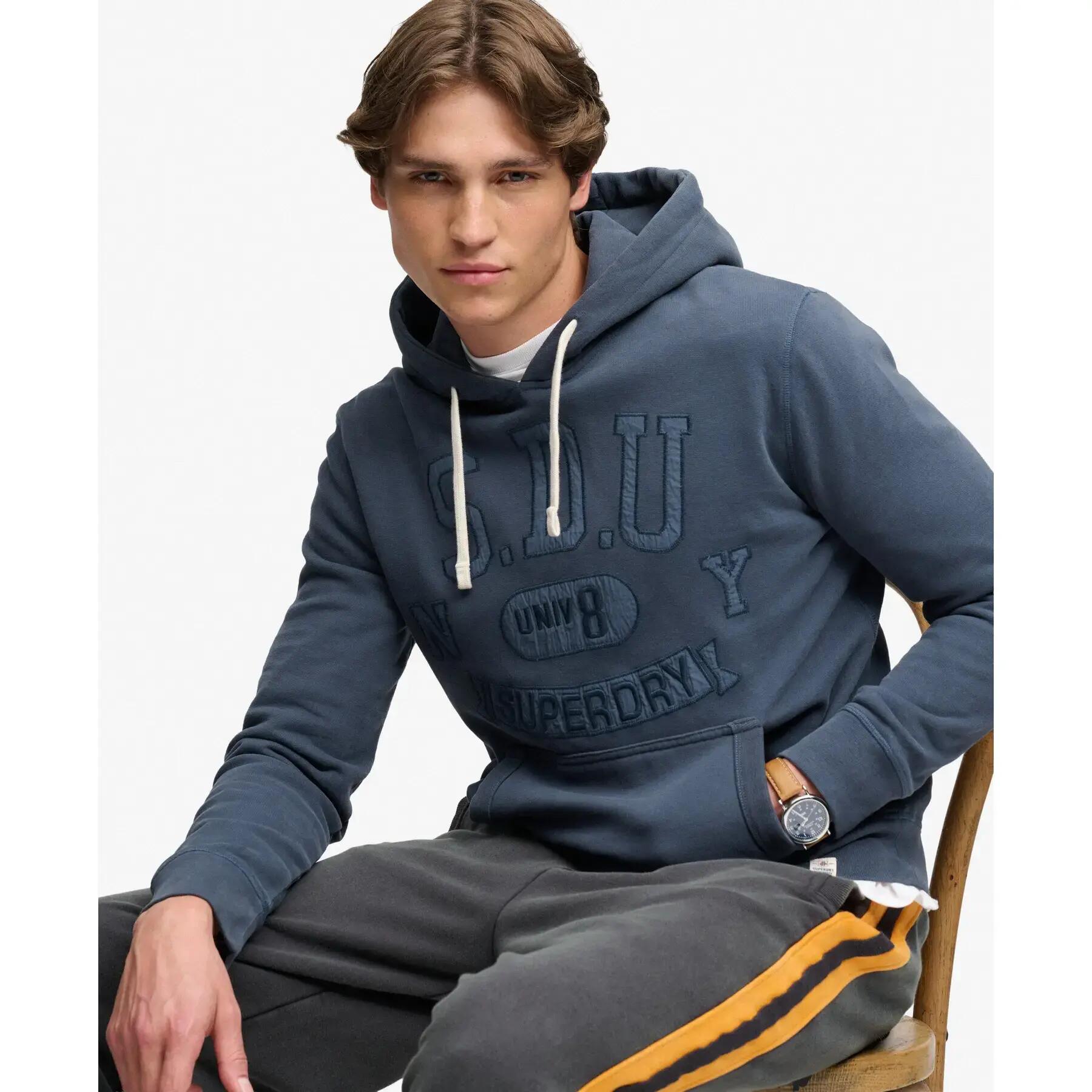 Felpa con cappuccio Superdry Tonal Applique 6/7