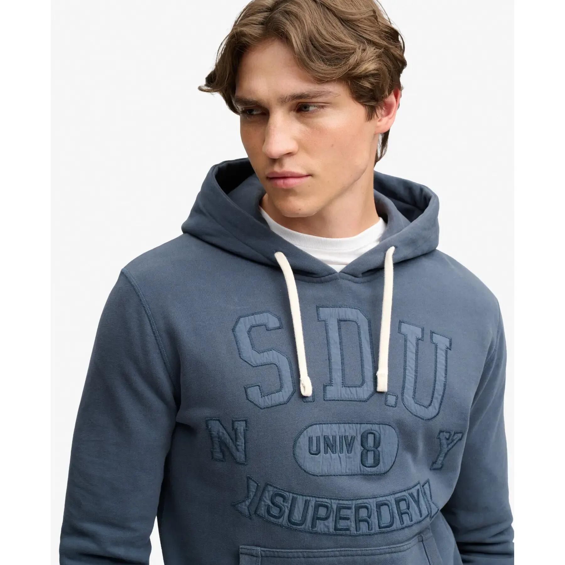 Felpa con cappuccio Superdry Tonal Applique 5/7