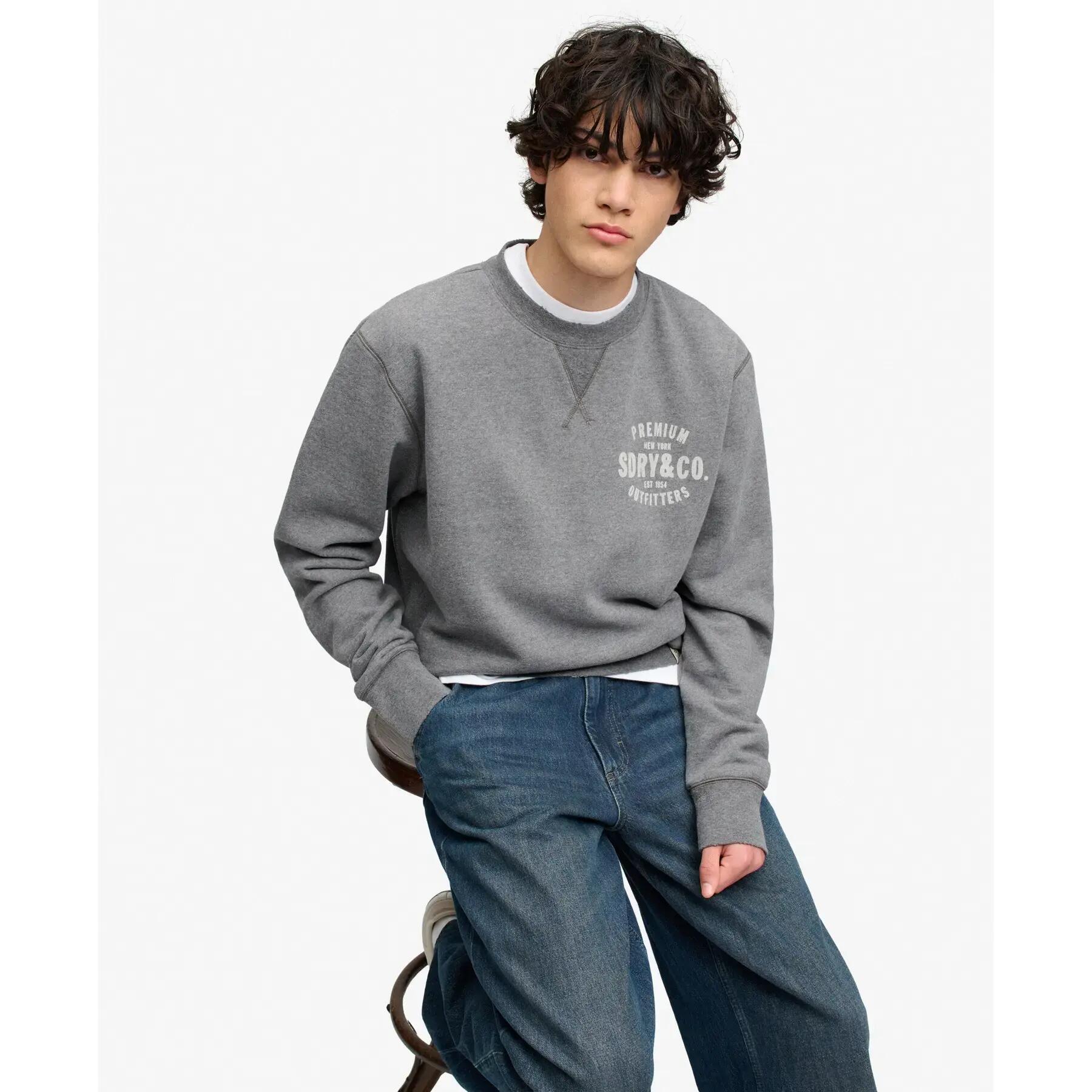 Sweatshirt Superdry Block Text 3/7