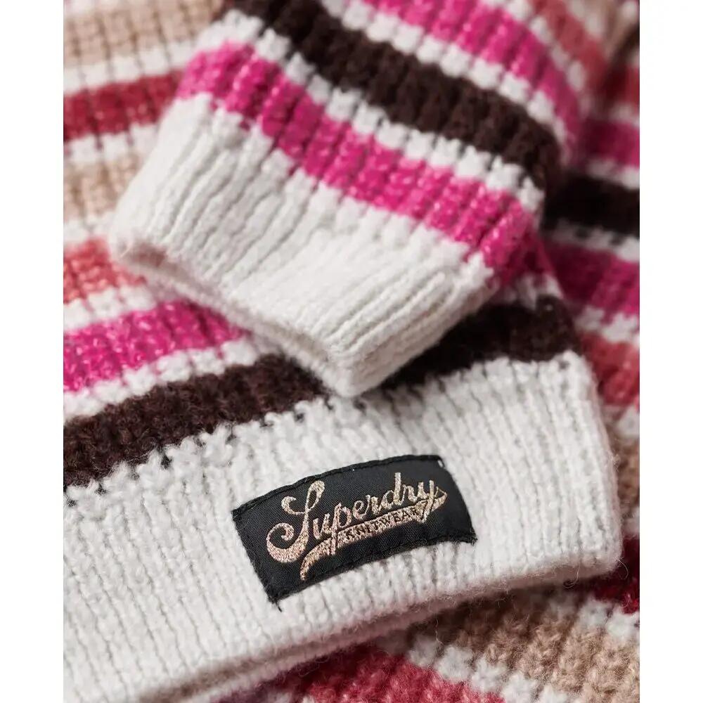 Camisola de gola alta às riscas para mulher Superdry 5/5