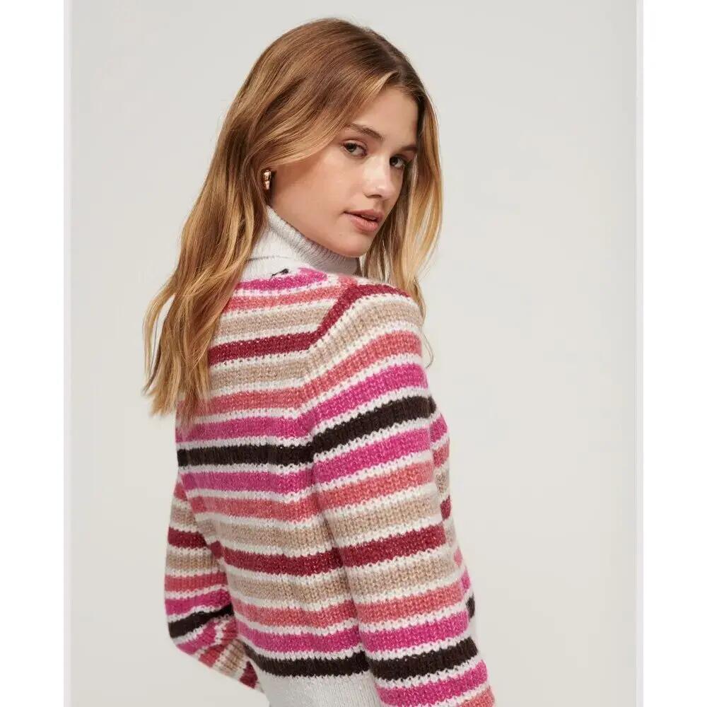 Camisola de gola alta às riscas para mulher Superdry 4/5