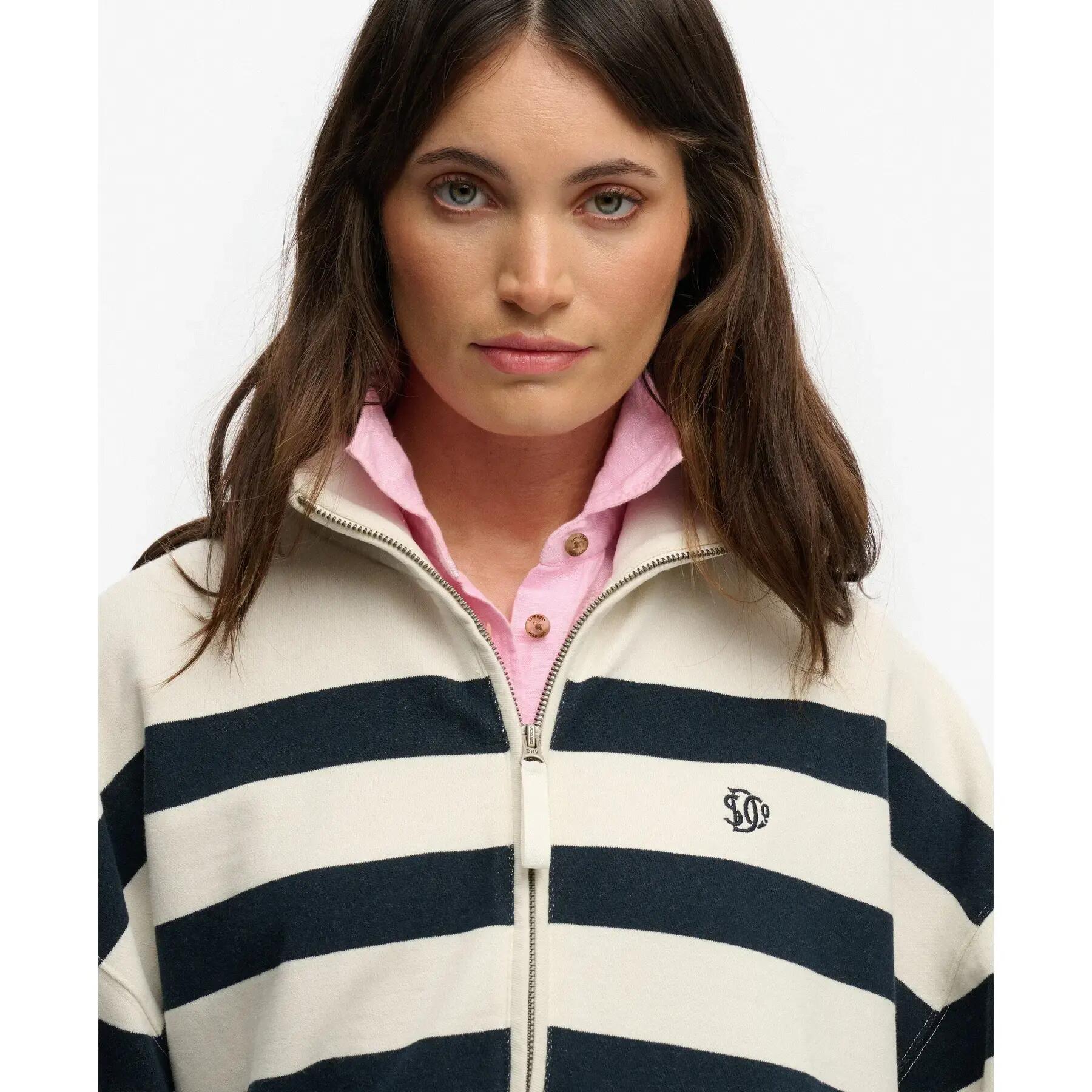 Kobiece pół-zapinane bluzy Superdry Studios Half 5/6