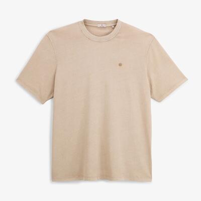 Théo t-shirt met korte mouwen van linnenmix