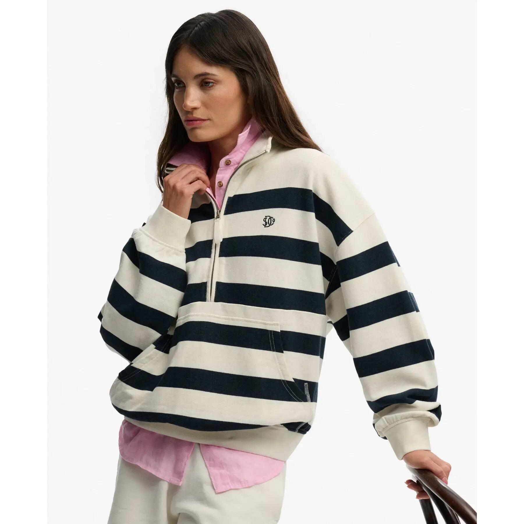Kobiece pół-zapinane bluzy Superdry Studios Half 4/6