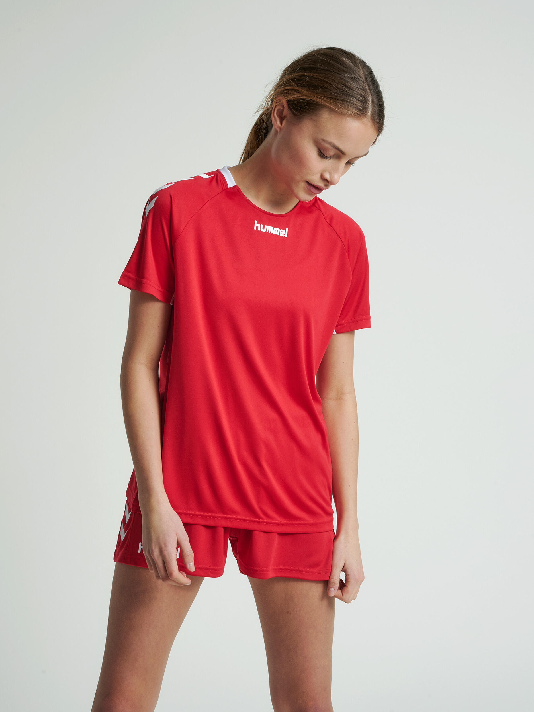 Koszulka sportowa z krótkim rękawem damska Hummel Core Team Jersey Woman S/S 4/5