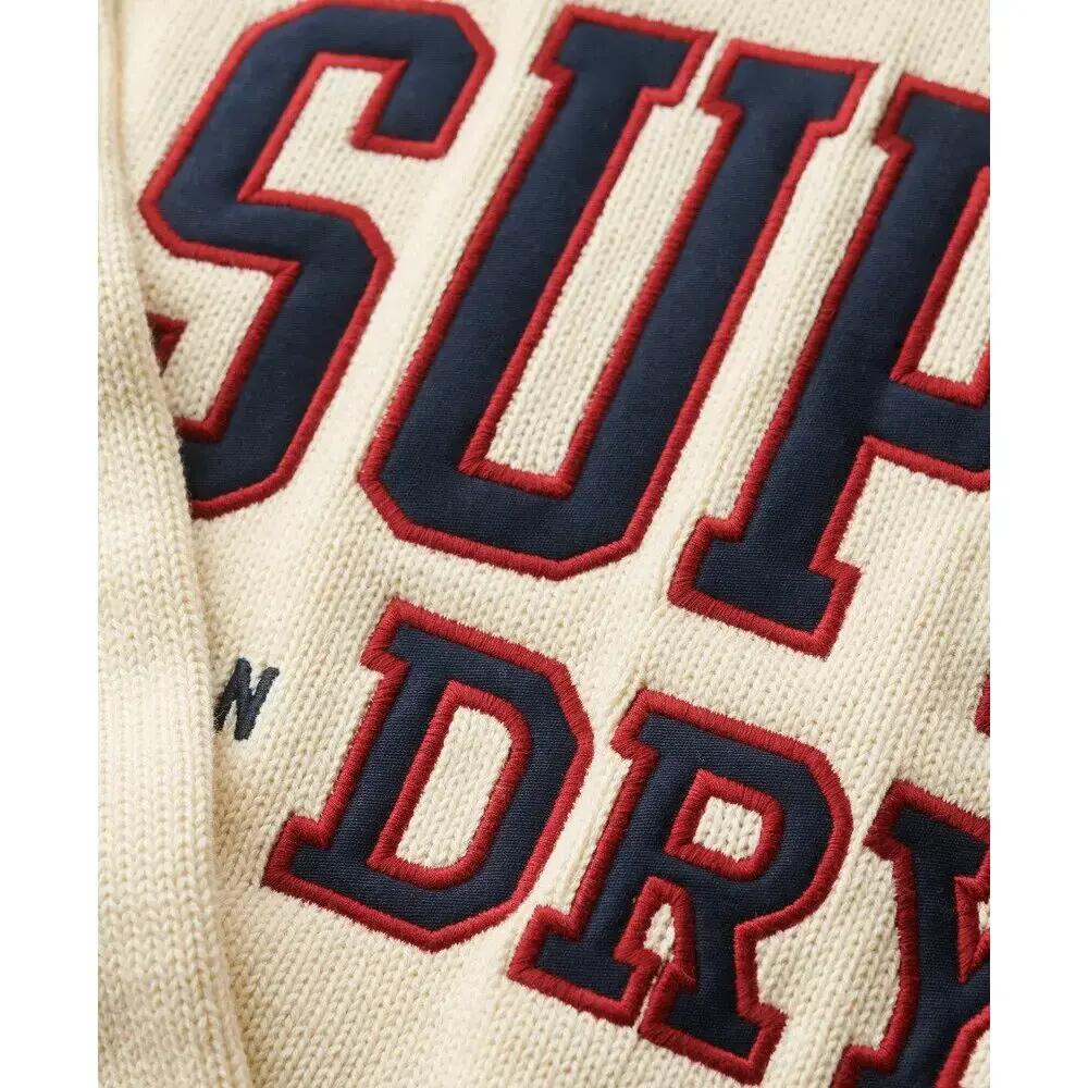 Pull ras du cou souple en maille à motif femme Superdry 6/6