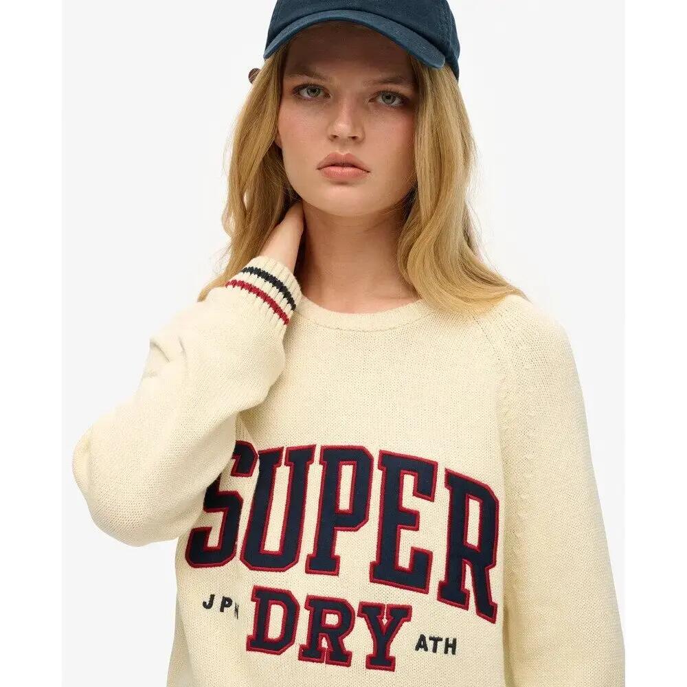 Pull ras du cou souple en maille à motif femme Superdry 5/6