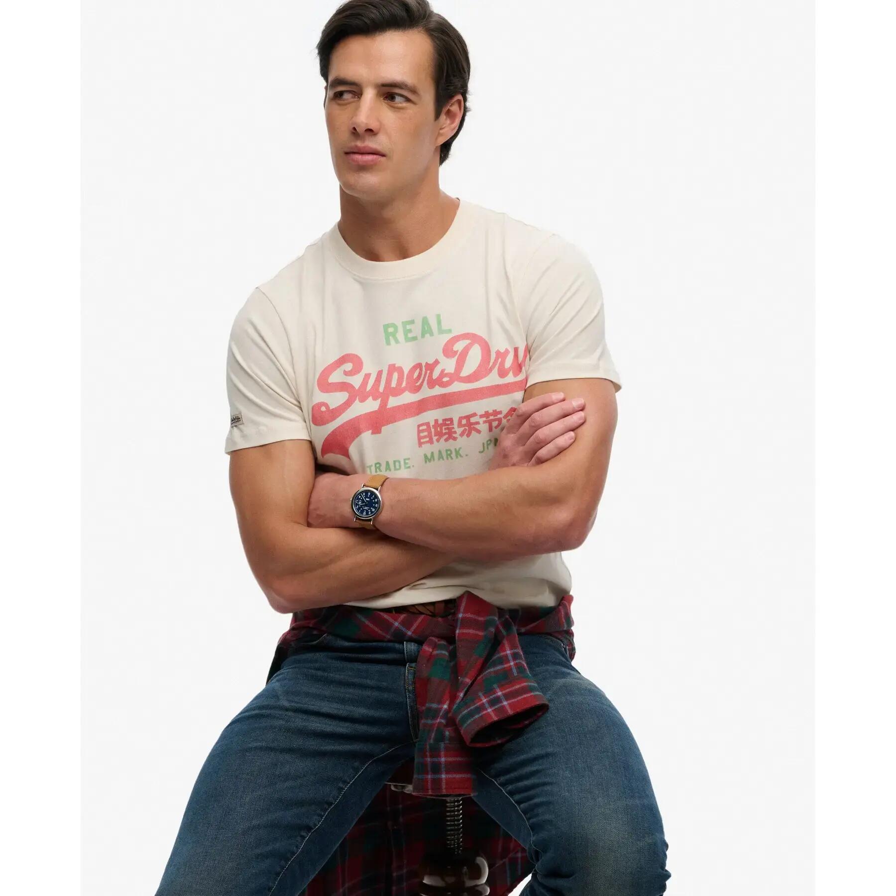 T-shirt Superdry Vl Classic 3/5