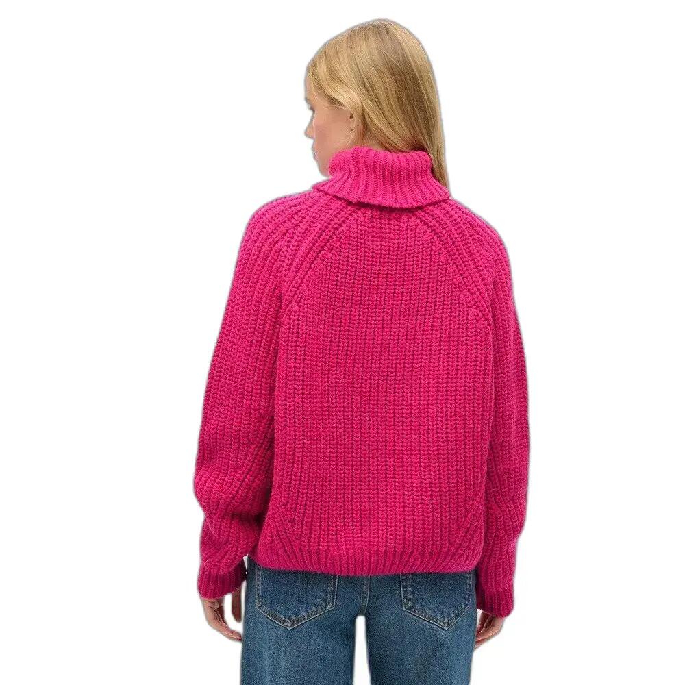 Pull de gola alta folgado em malha para mulher Superdry 4/6